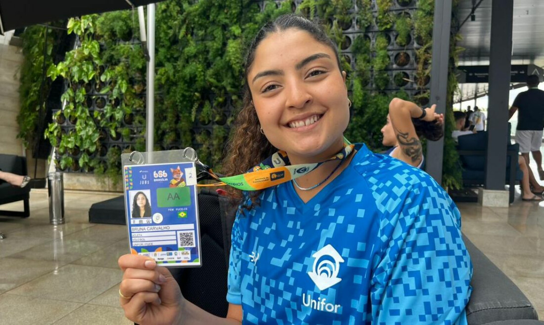 JUBs: atleta da Unifor se divide entre o esporte e a vida acadêmica