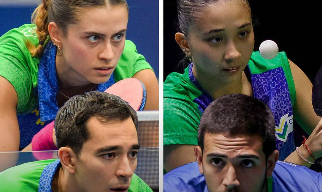 Tênis de mesa: Final de duplas mistas do Pan-Americano só terá Brasil