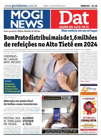 Edição Mogi News/DAT - 19 de outubro de 2024
