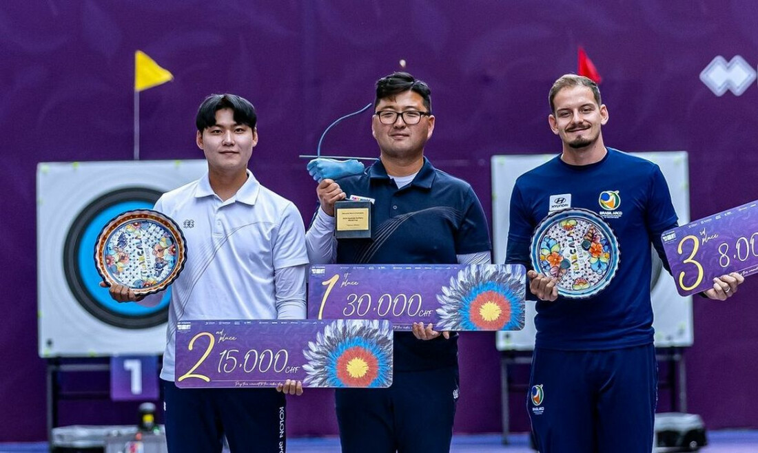 Marcus D’Almeida é bronze na final da Copa do Mundo do tiro com arco
