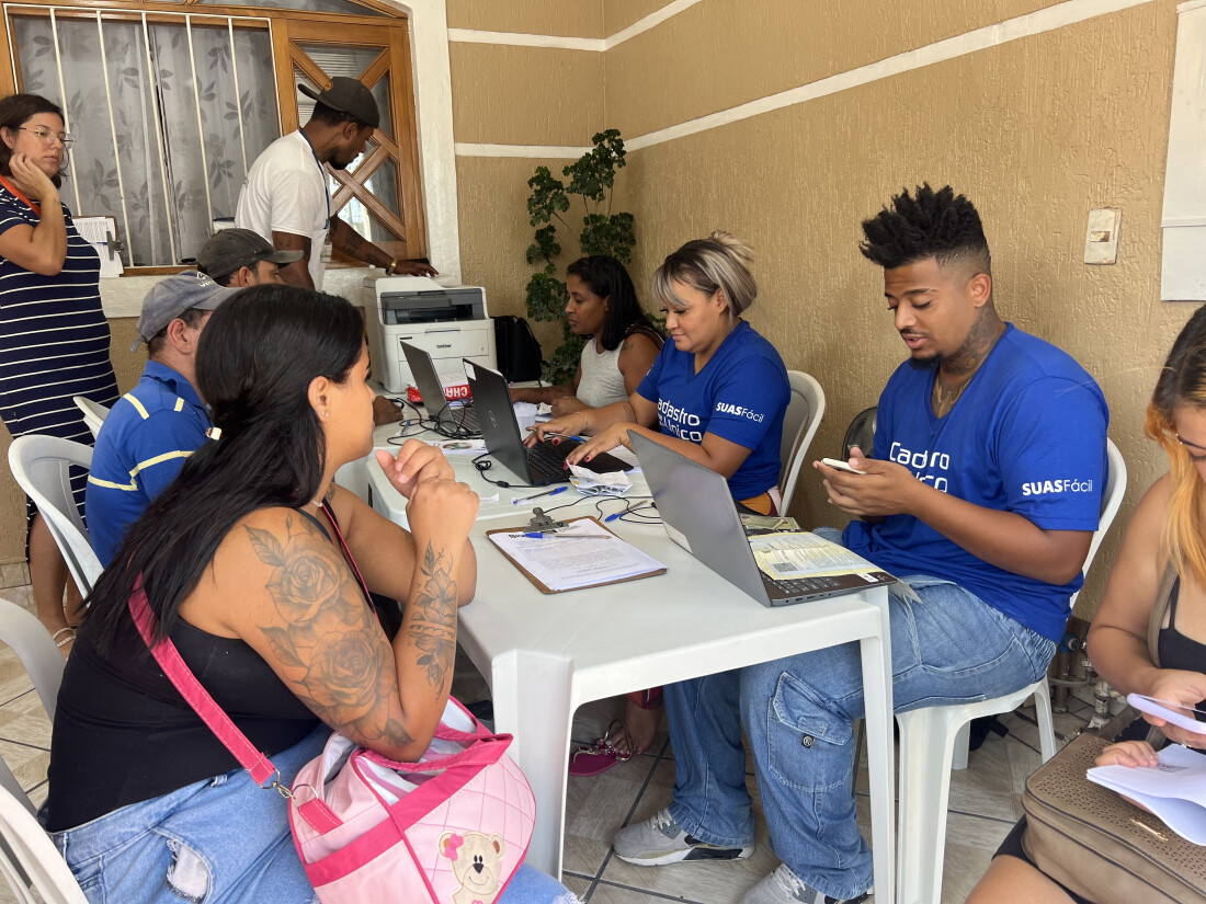 Ação Social atende famílias da Vila Romana nesta quinta (24)