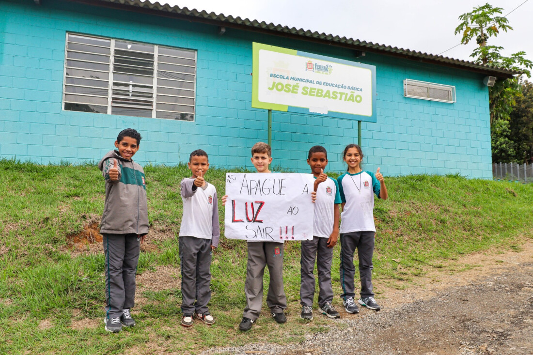 Escola de Ferraz vence o projeto "Xô Desperdício" e ganha Sistema de Geração Solar