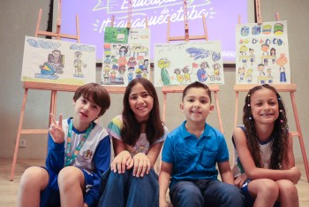 Em Itaquá, concurso elege os quatro desenhos que vão ilustrar material escolar 2025