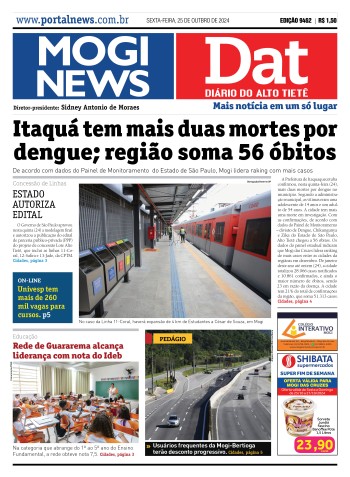 Edição Mogi News/DAT - 25 de outubro de 2024