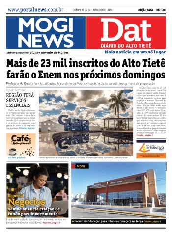 Edição Mogi News/DAT - 27 de outubro de 2024