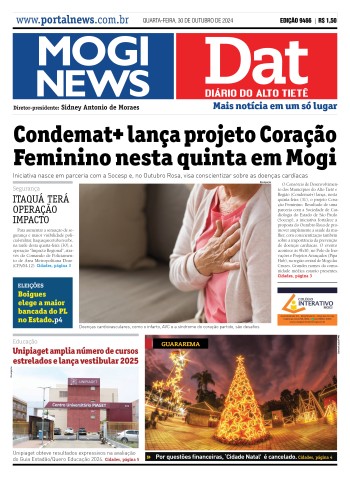 Edição Mogi News/DAT - 30 de outubro de 2024