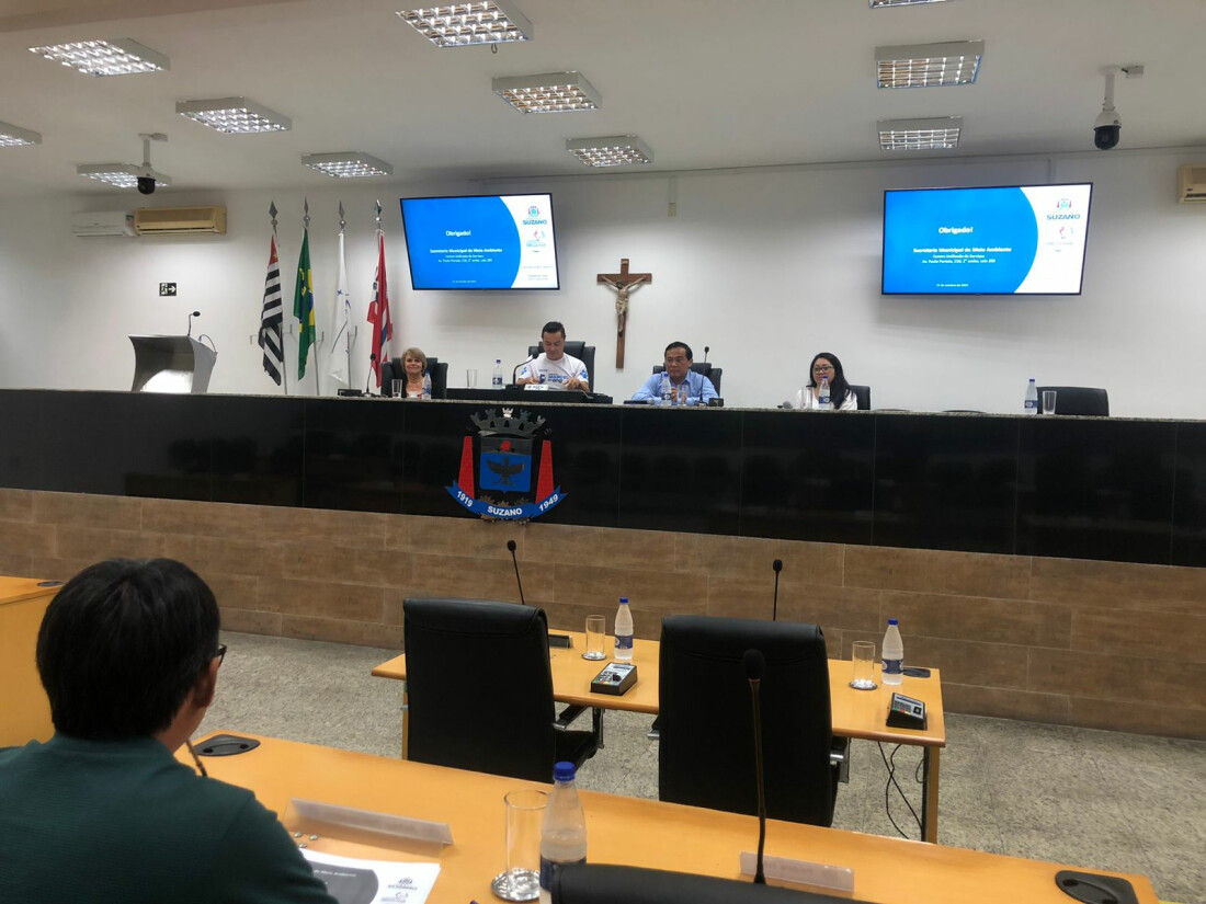 Secretaria de Meio Ambiente faz prestação de contas na Câmara de Suzano