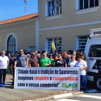 Comerciantes de Guararema entregam ofício pedindo retomada do "Cidade Natal" 