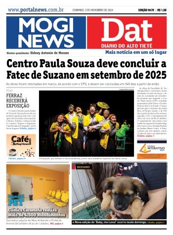 Edição Mogi News/DAT - 3 de novembro de 2024