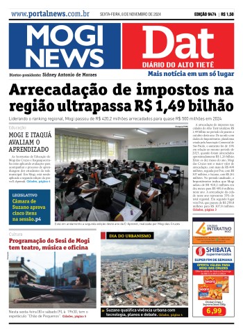 Edição Mogi News/DAT - 8 de novembro de 2024