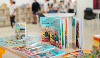 Publicações da Turma da Mônica sobre Mogi chegam às escolas da rede municipal