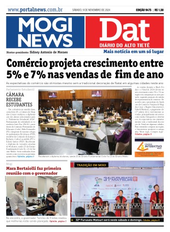 Edição Mogi News/DAT - 9 de novembro de 2024