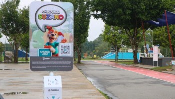 Suzano inicia instalação de dispensadores de sacos para dejetos de animais