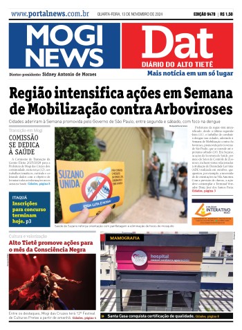 Edição Mogi News/DAT - 13 de novembro de 2024