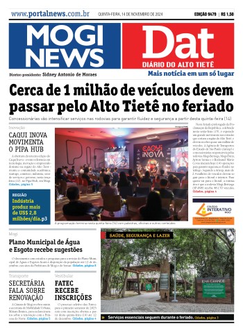 Edição Mogi News/DAT - 14 de novembro de 2024