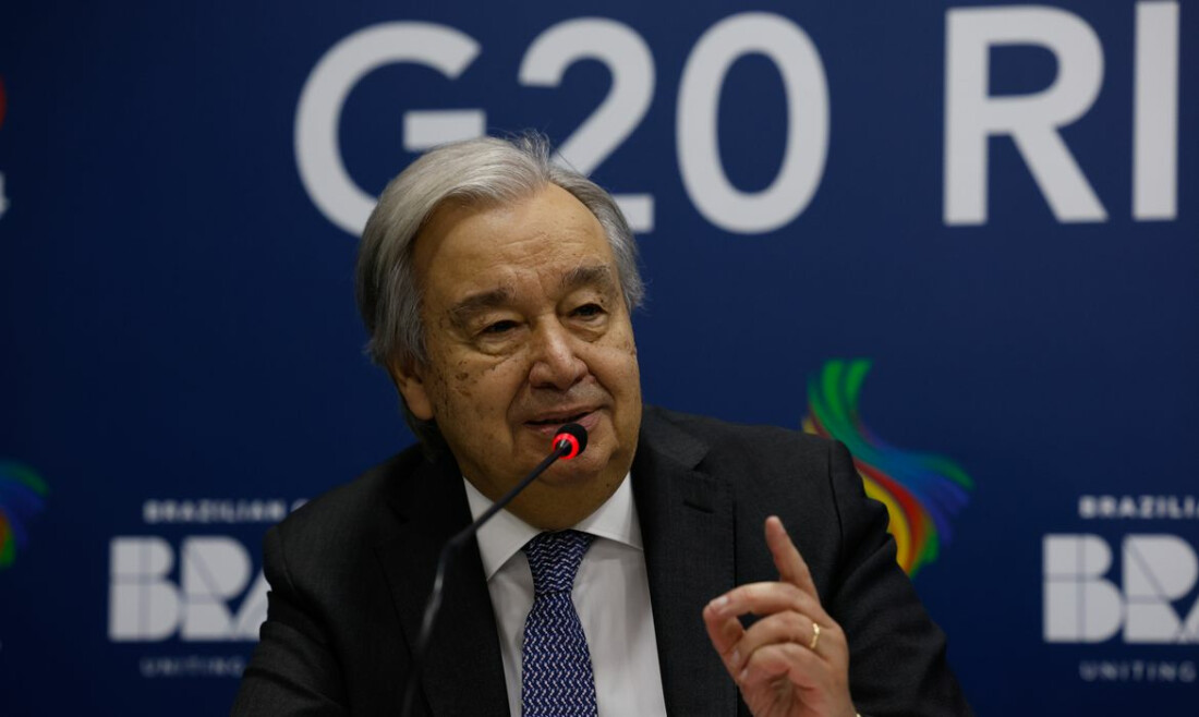 Secretário-geral da ONU pede "espírito de consenso" para G20 avançar