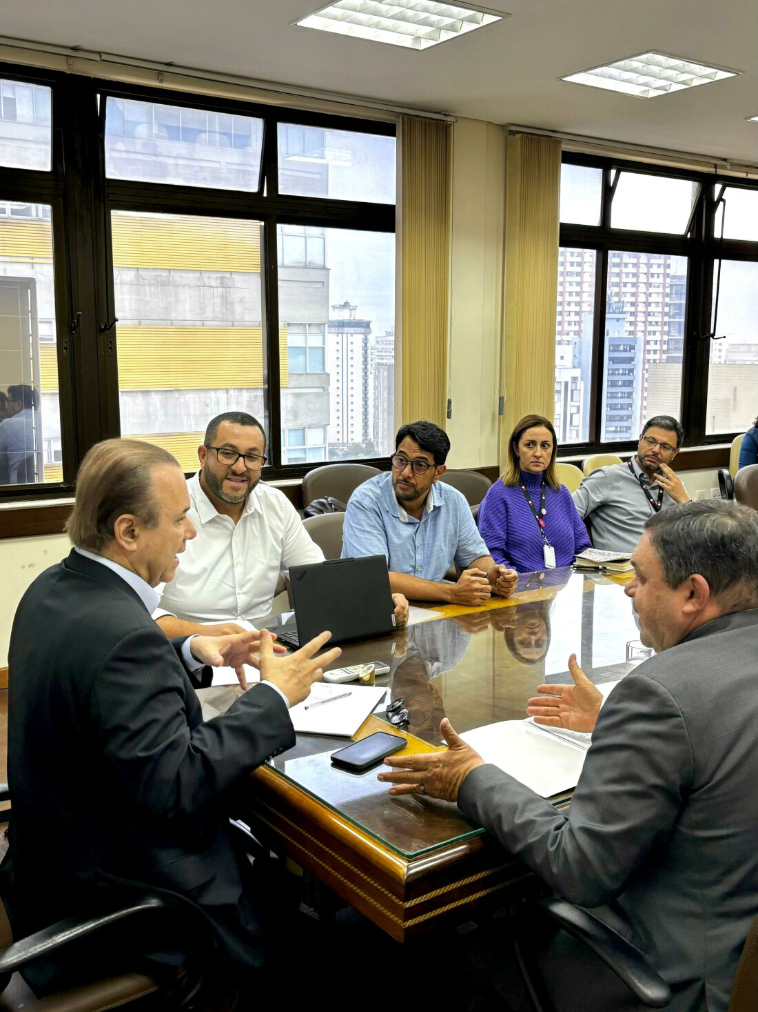 Saulo Souza apresenta demandas para secretário de Estado da Saúde 