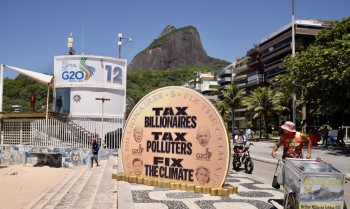RJ: protesto pede taxação de super-ricos para financiar combate à fome
