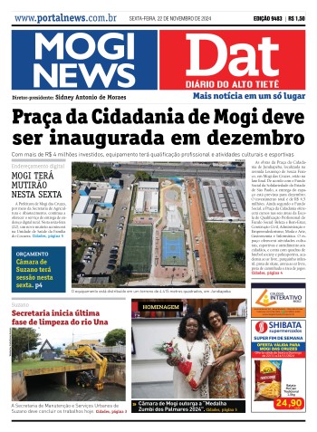Edição Mogi News/DAT - 22 de novembro de 2024