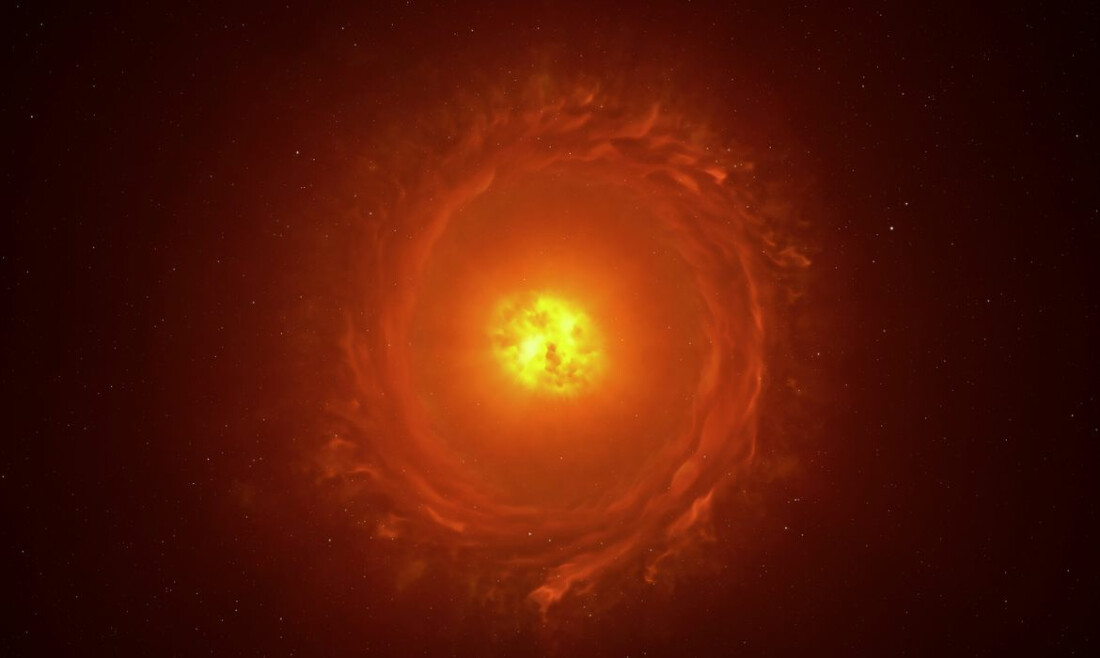 Cientistas registram imagem de estrela à beira do colapso