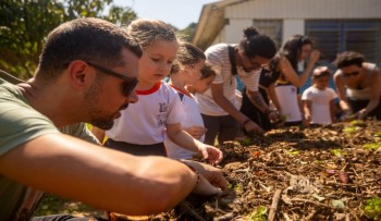 Entrega de horta mandala marca o encerramento da 3ª edição dos Jogos Escolares da Sustentabilidade