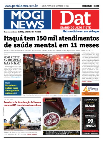 Edição Mogi News/DAT - 28 de novembro de 2024