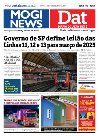 Edição Mogi News/DAT - 4 de dezembro de 2024