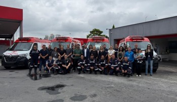 Quatro novas ambulâncias são entregues ao Samu de Mogi das Cruzes