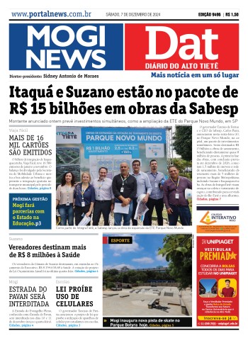 Edição Mogi News/DAT - 7 de dezembro de 2024
