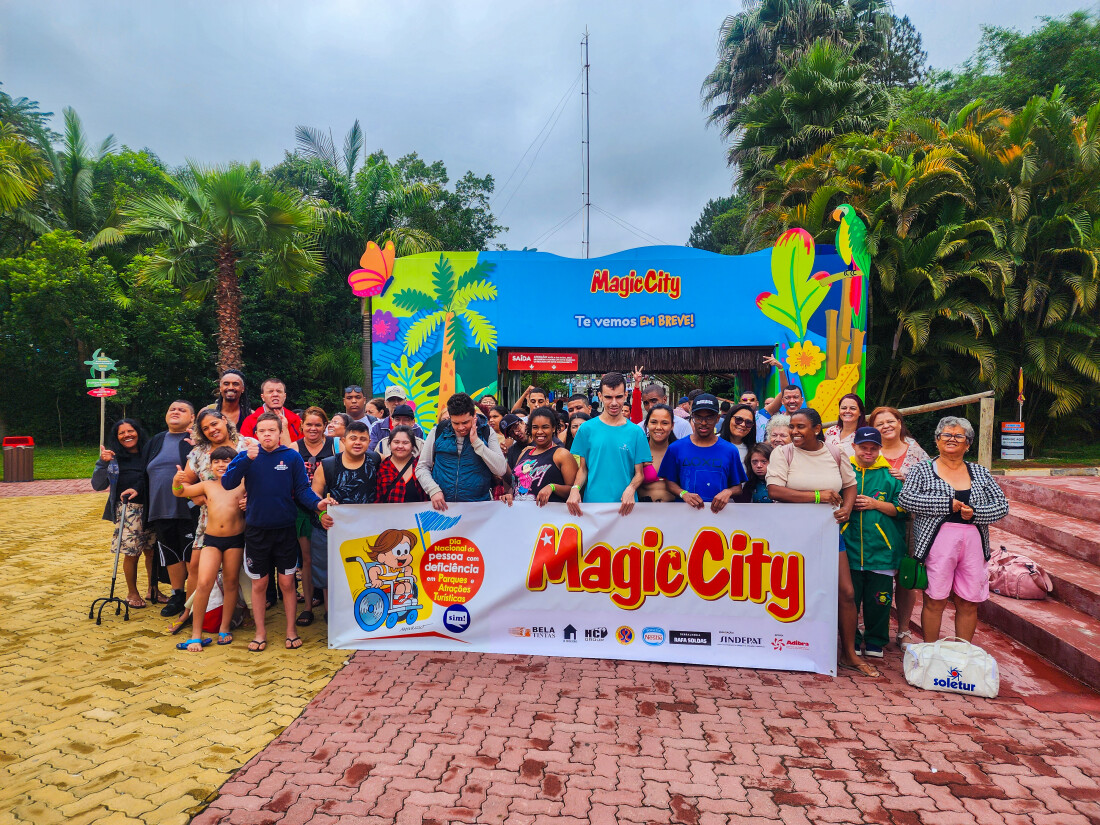 Magic City promove dia de inclusão e diversão para pessoas com deficiência
