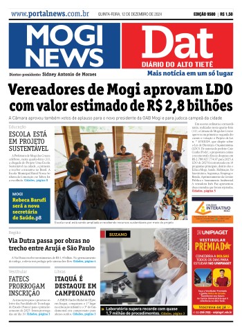 Edição Mogi News/DAT - 12 de dezembro de 2024