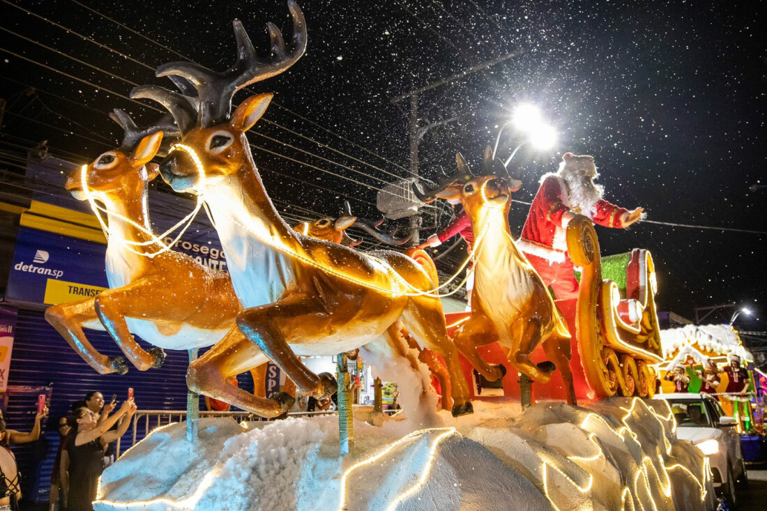Itaquá terá alterações no trânsito durante a Parada de Natal 2024