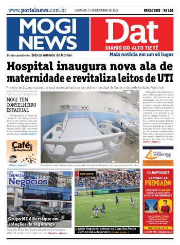 Edição Mogi News/DAT - 15 de dezembro de 2024