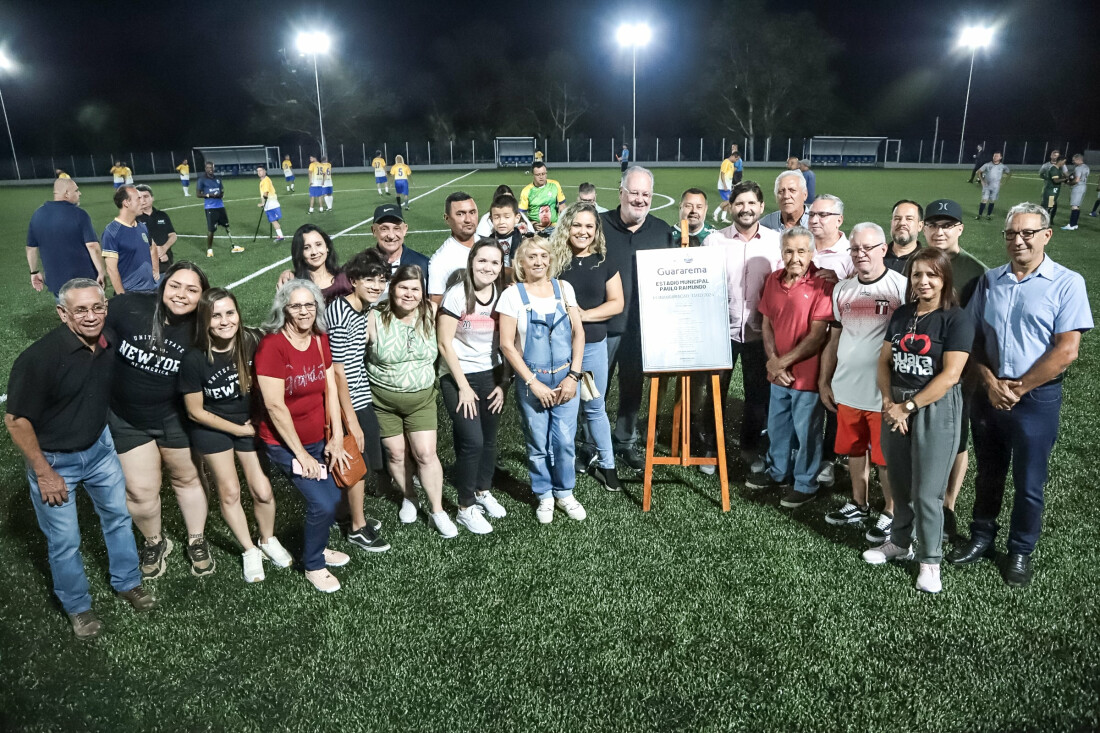 Guararema reinaugura Estádio Municipal Paulo Raimundo, no Parateí