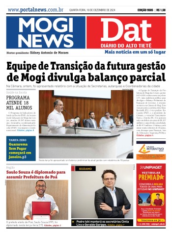 Edição Mogi News/DAT - 18 de dezembro de 2024