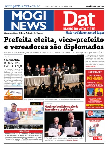 Edição Mogi News/DAT - 20 de dezembro de 2024
