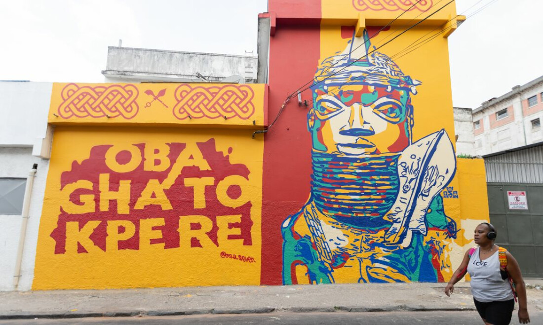 Comunidade no centro do Rio recebe festival de arte urbana