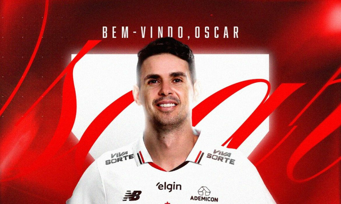 São Paulo anuncia retorno de Oscar, 14 anos após saída polêmica