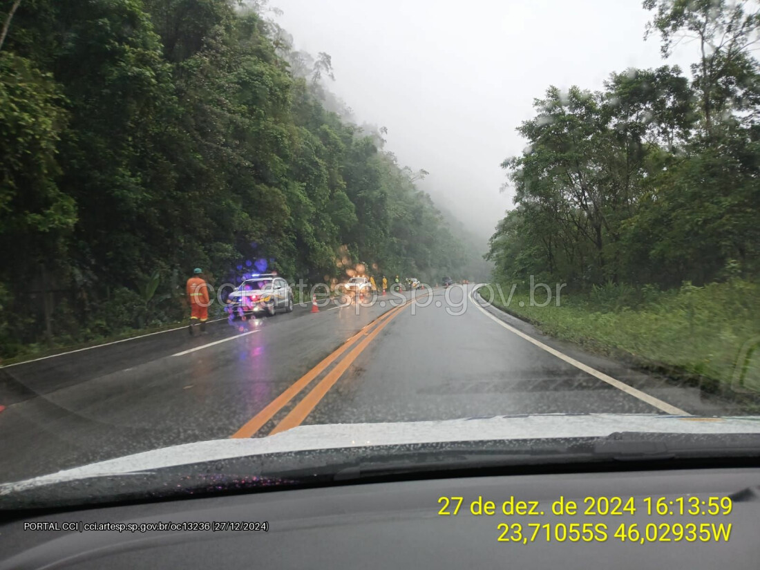 CNL avalia possível interdição de trecho da rodovia Mogi-Bertioga