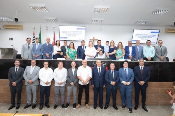 Prefeito Pedro Ishi e vice Said Raful tomam posse em cerimônia na Câmara