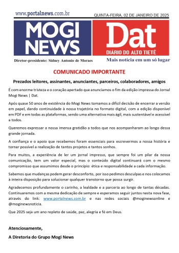 COMUNICADO IMPORTANTE