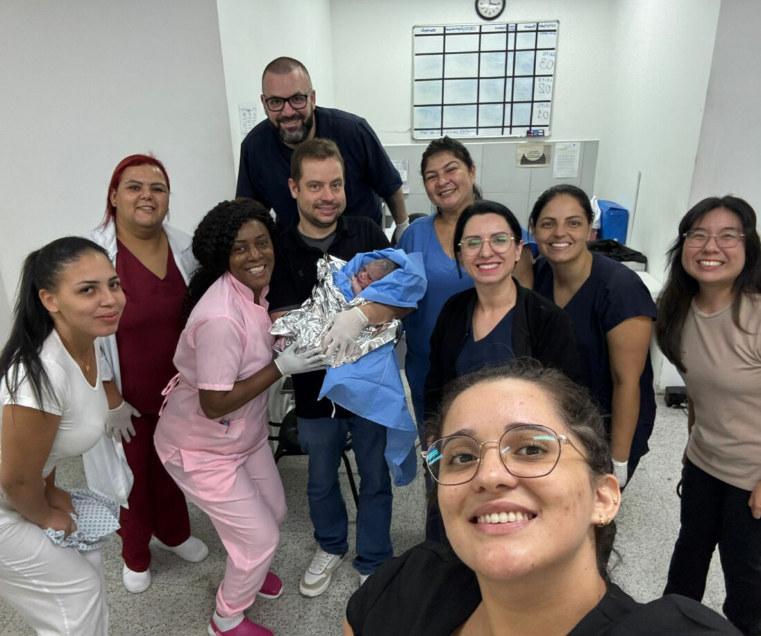 Primeiro bebê de 2025 de Suzano nasce na UPA em atendimento de emergência