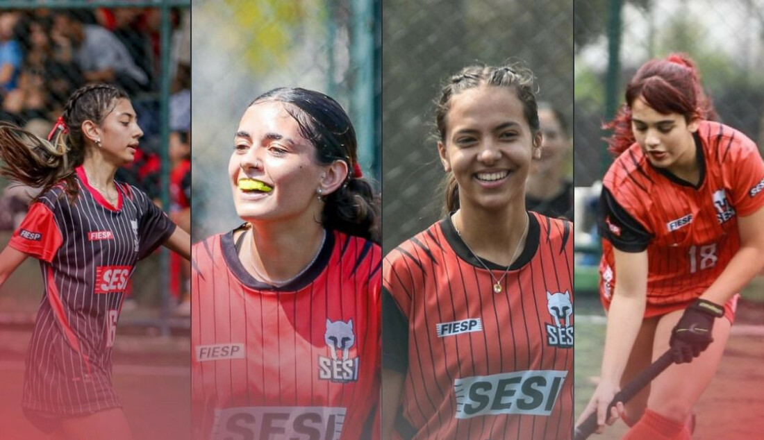 Quatro atletas do Hóquei sobre a Grama do Sesi de Mogi são convocadas