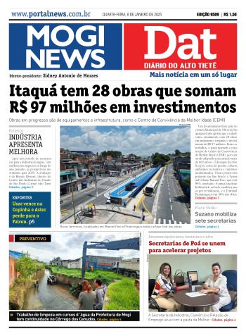 Edição Mogi News/ Dat 08 de janeiro de 2025