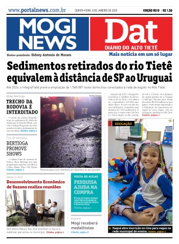 Edição Mogi News/Dat 09 de janeiro de 2025