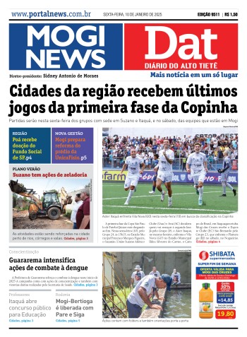 Edição Mogi News / Dat 10 de janeiro de 2025