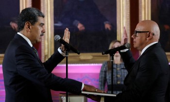 Maduro: "esta posse venezuelana constitucional não puderam impedir"