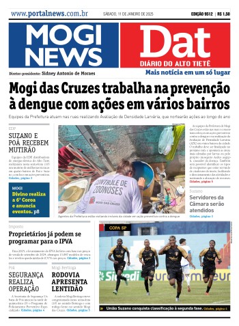 Edição Mogi News/Dat - 11 de janeiro de 2025