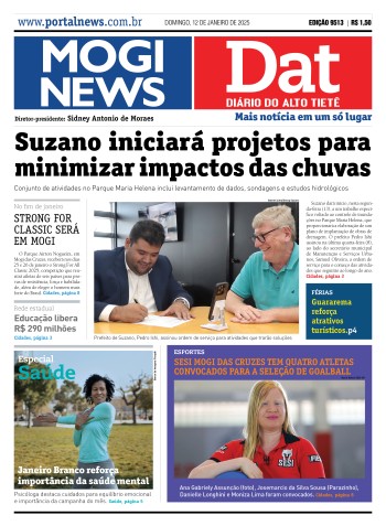 Edição Mogi News/Dat 12 de janeiro de 2025