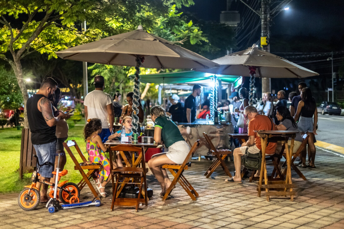 Feira Noturna Gastronômica de Guararema é atração nos fins de semana de janeiro